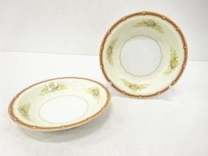 Noritake　ノリタケ　フラワー　スーププレートペア　洋食器